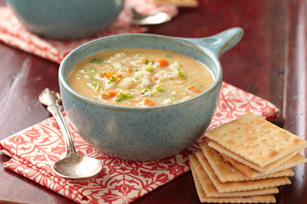Velvety Vegetable-Cheese Soup recipe
