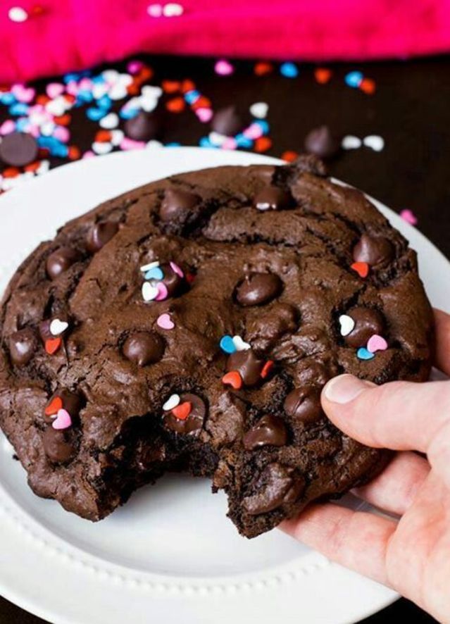 11. This HUGE chocolate cookie with chocolate chips.