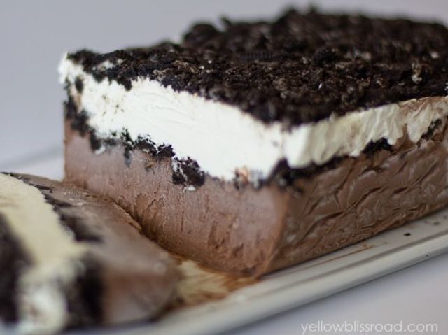 3. The wonder that is this frozen chocolate pudding cake.