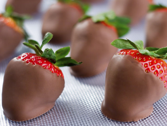 16. Strawberries dipped in chocolate are two of our most beloved things in one amazing bite!