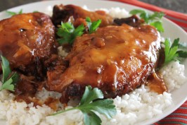 Crock Pot Garlic Brown Sugar Chicken. Photo by Delicious as it Looks