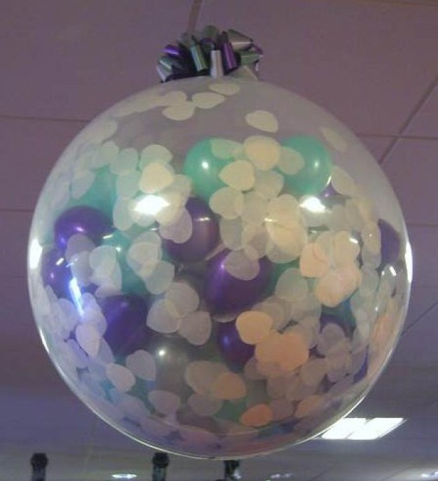 You can also make confetti-filled balloons to be popped at midnight.