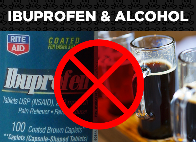 Ibuprofen + Alcohol = Torn Stomach Lining