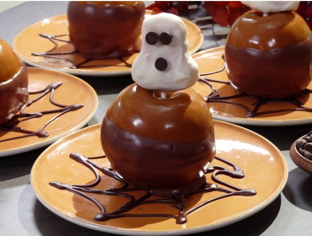 Chocolate Boo Goo Apples