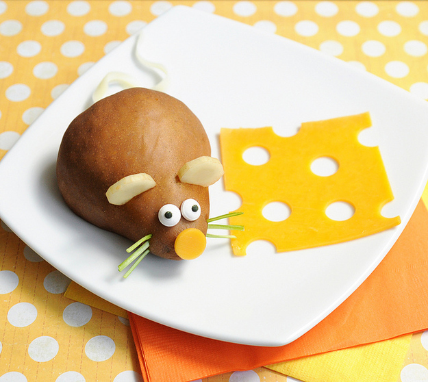 Pears are also mice waiting to happen.