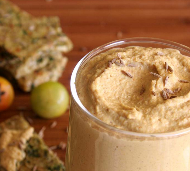 Raw indian spiced mustard