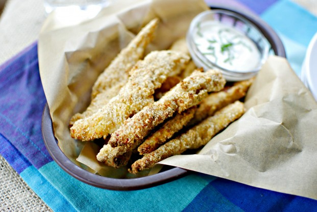 10. Baked Parmesan Chicken Fries
