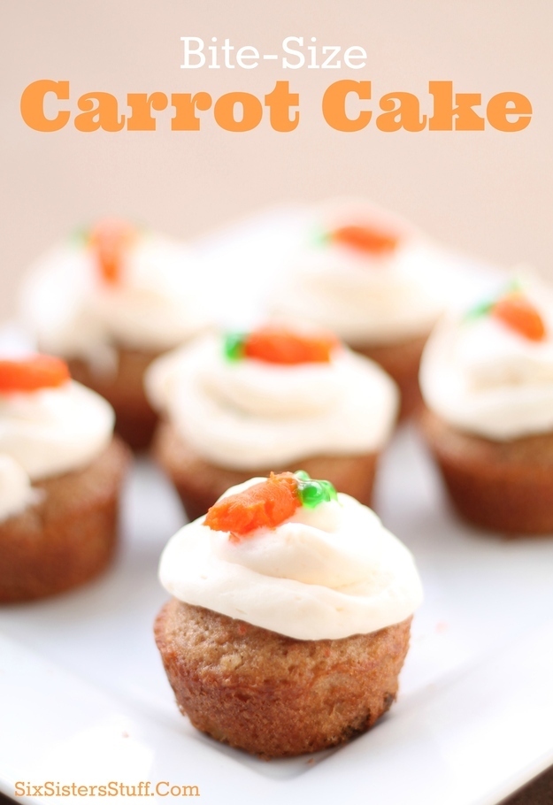 Bite-Size Carrot Cake