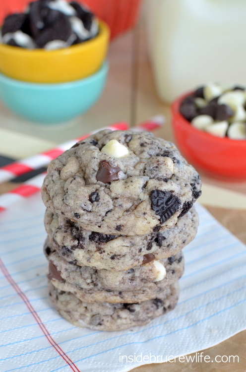 Chocolate Chip Cookies and Cream Cookies
