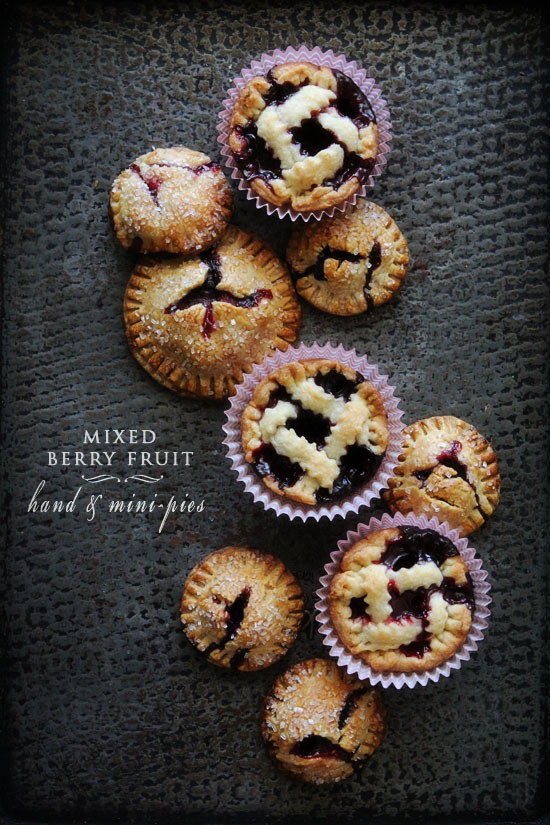 Mixed Berry Fruit Hand and Mini-Pies