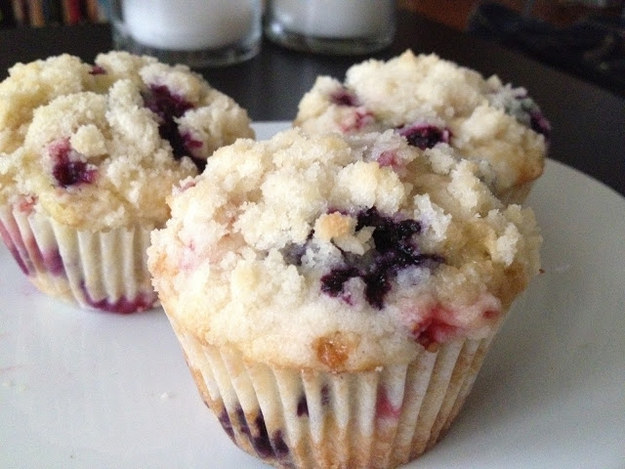 13. Strawberry Blueberry Muffins
