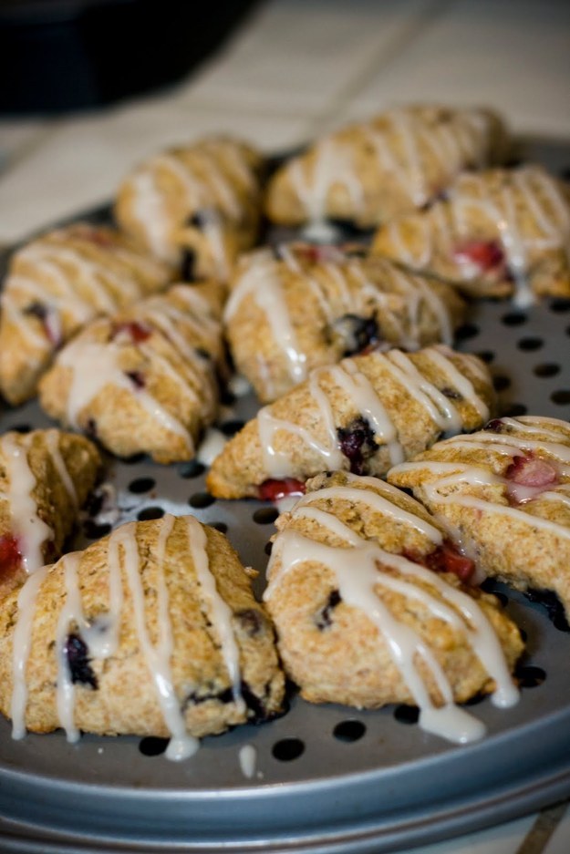 3. Strawberry Blueberry Scones