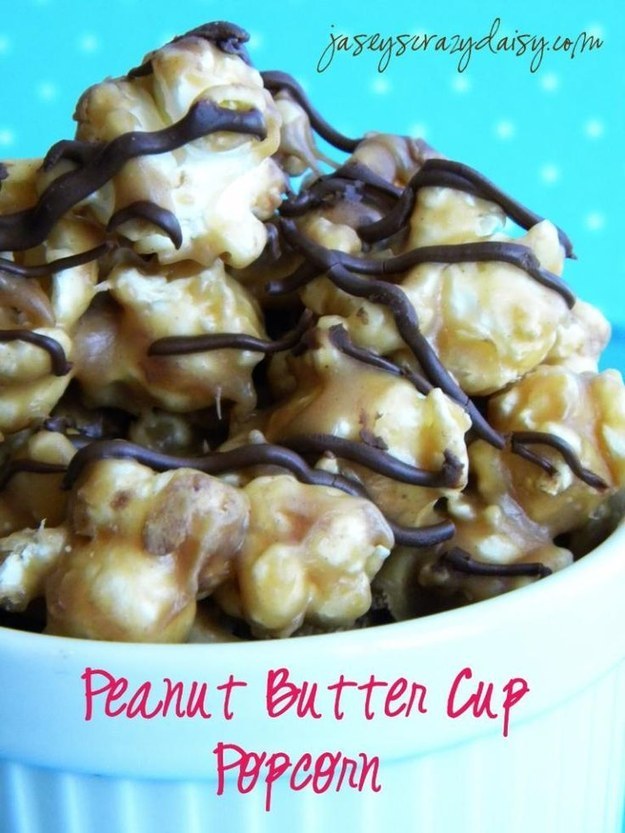 Peanut Butter Cup Popcorn