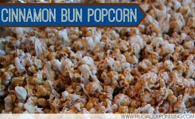Cinnamon Bun Popcorn