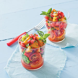 Watermelon Peach Salsa