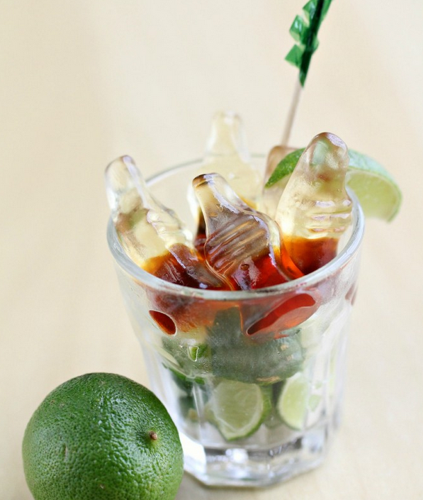 Rum And Coke Gummy Shots