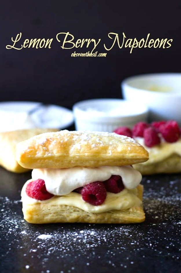Lemon Berry Napoleons