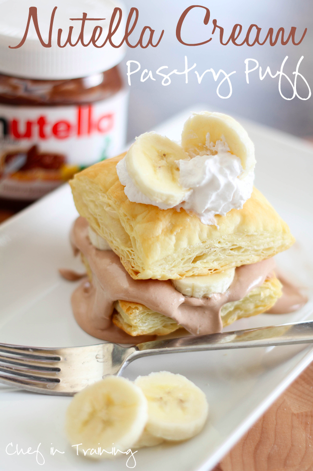 Nutella Cream Pastry Puff