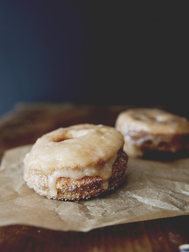 Puff Pastry Donuts with Cinnamon Sugar Glaze