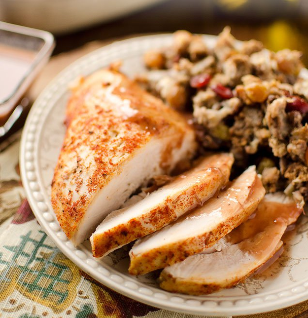 Crock Pot Turkey Breast with Cranberry Sauce