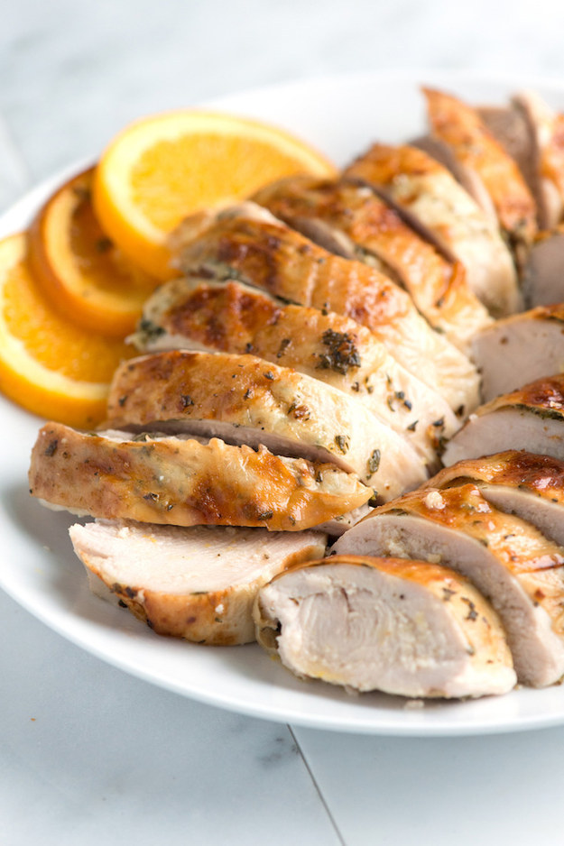 Roasted Rosemary Orange Turkey Breast