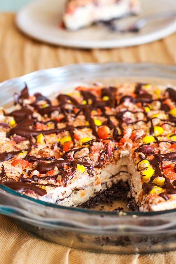 Lighter Frozen Peanut Butter Pie