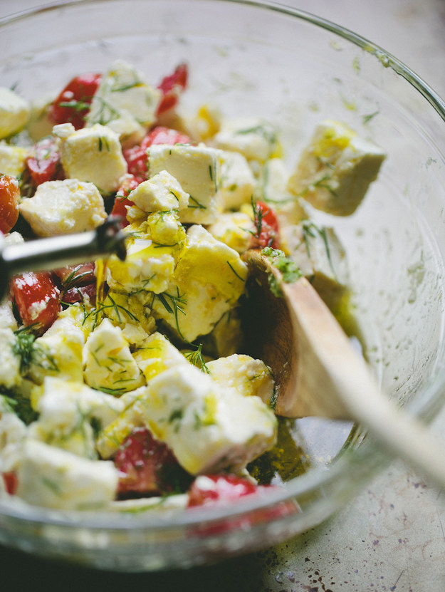 Marinated Feta &amp; Tomatoes