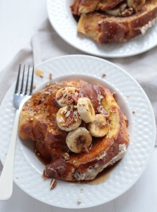 Bourbon &amp; Banana Nut French Toast