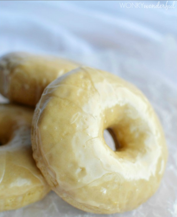 Baked Guinness Donuts with Irish Cream Glaze