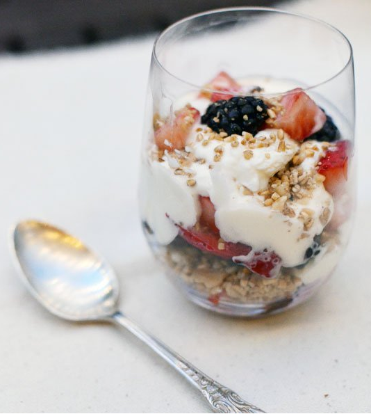Toasted Oat and Walnut Whiskey Trifle