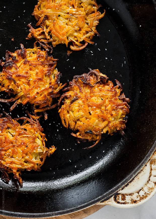 Sweet Potato, Turnip &amp; Parsnip Latkes