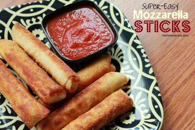 Super Easy Mozzarella Sticks