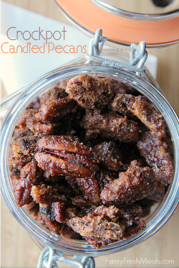 Crock Pot Candied Pecans