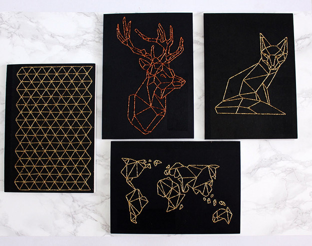 Embroidered Notebooks