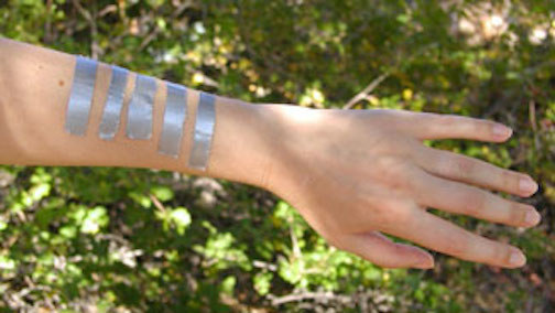 Use duct tape to close a wound.