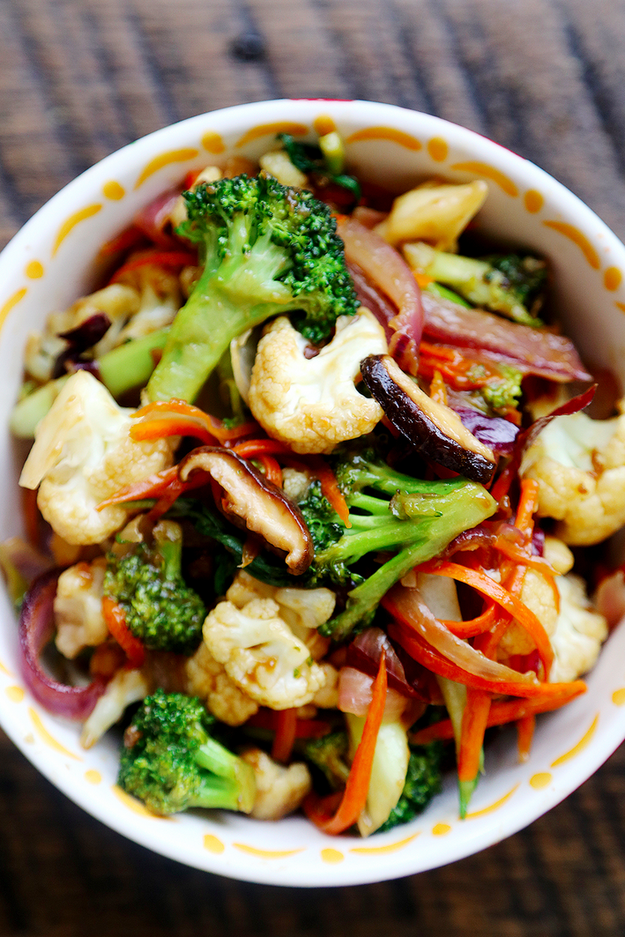 A savory stir fry: