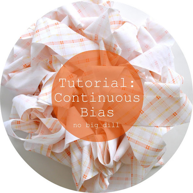 15. Learn how to make continuous bias tape.
