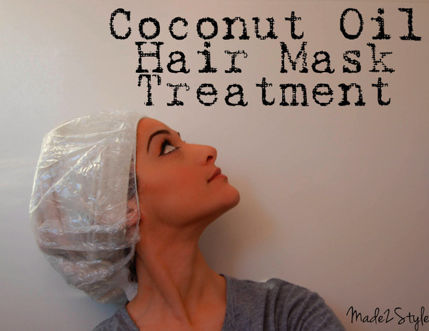 Or DIY a coconut oil mask for insanely hydrated hair.