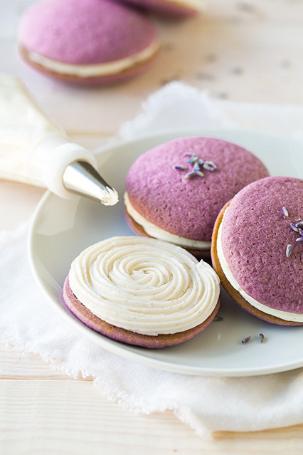 Lavender Whoopie Pies