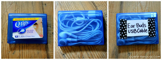 Tip: Turn your q-tip case into an earbud case to keep them from getting dirty while ~loose~ in your bag.