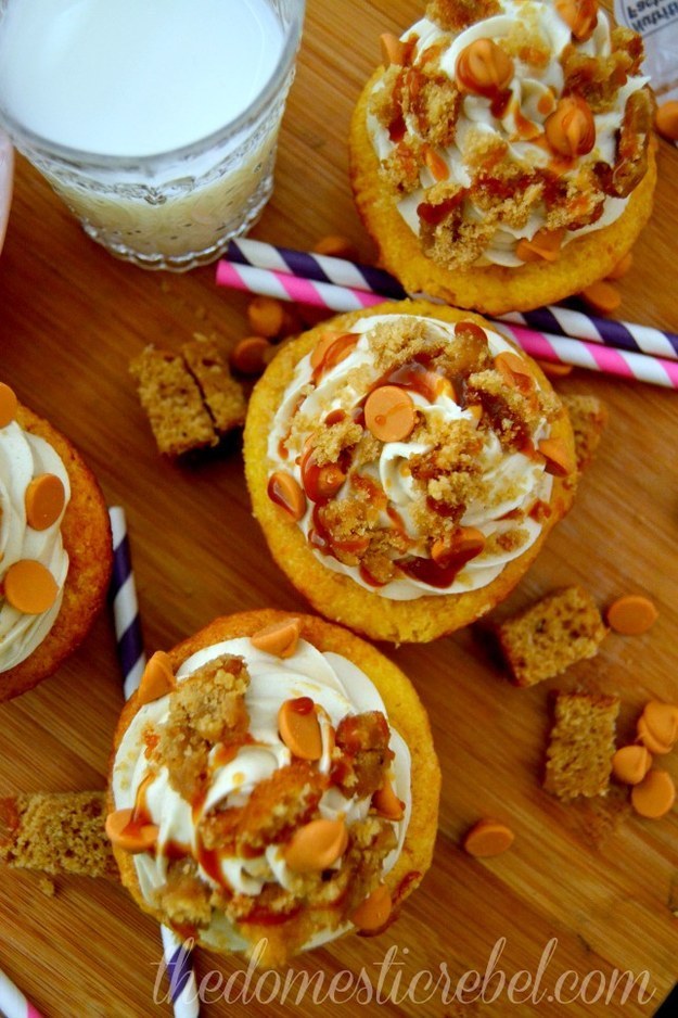 Blondie Overload Cupcake