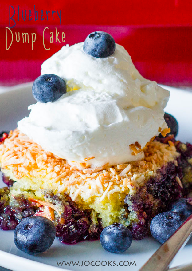 Blueberry Dump Cake