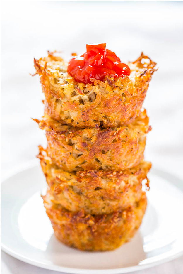 Parmesan Hash Brown Cups