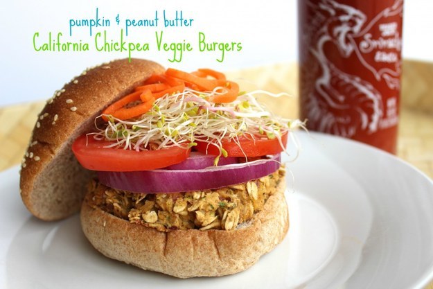 California Chickpea Veggie Burgers
