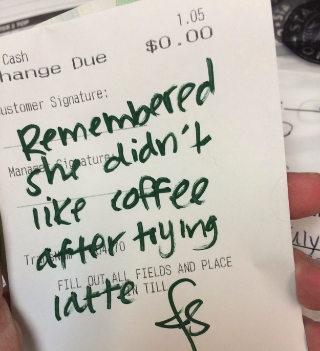 And seriously, please stop asking if you can change your order AFTER we've made it.