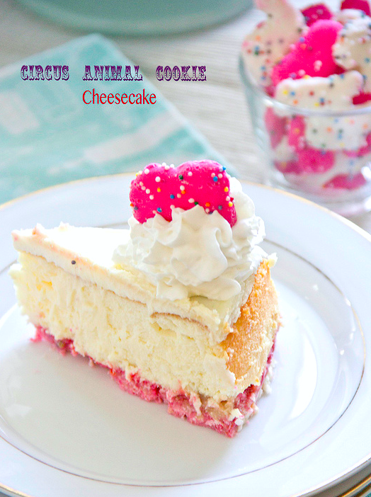 Circus Animal Cookie Cheesecake