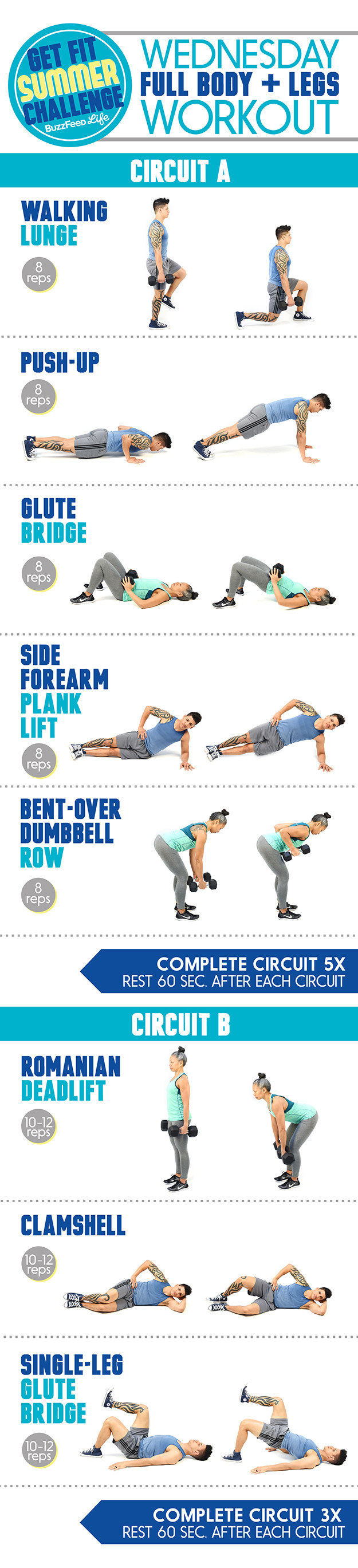 This is the workout you'll do every Wednesday: