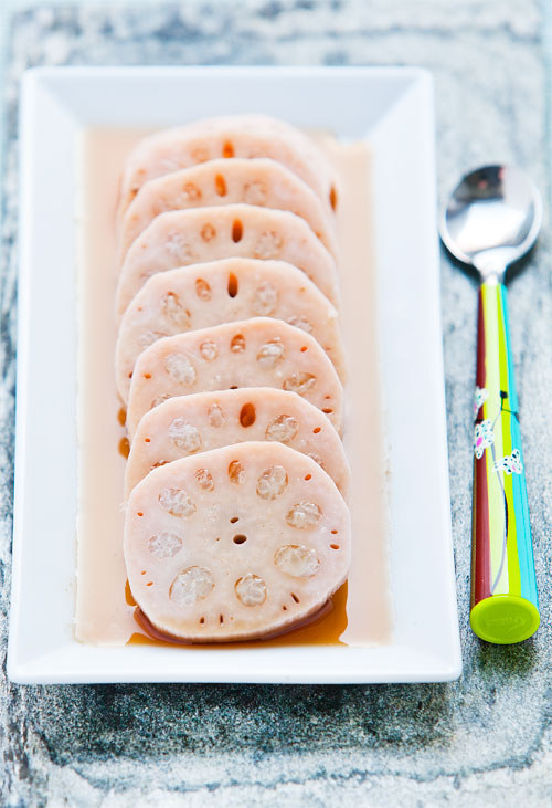 Lotus Root With Sweet Sticky Rice