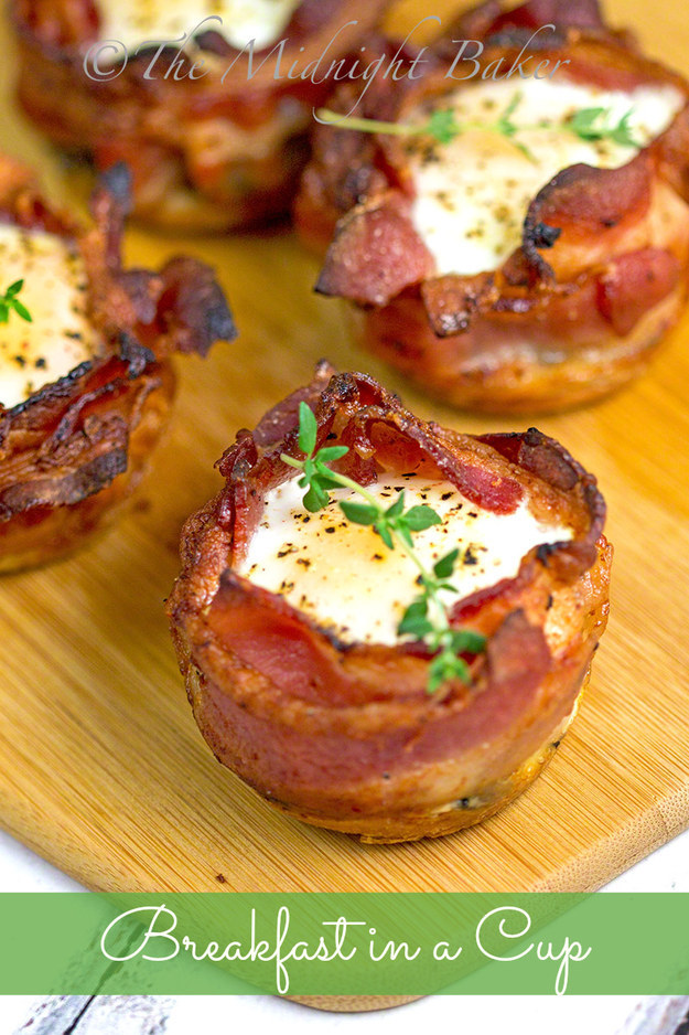 Bacon and Egg Muffins