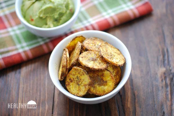 Baked Plantain Chips